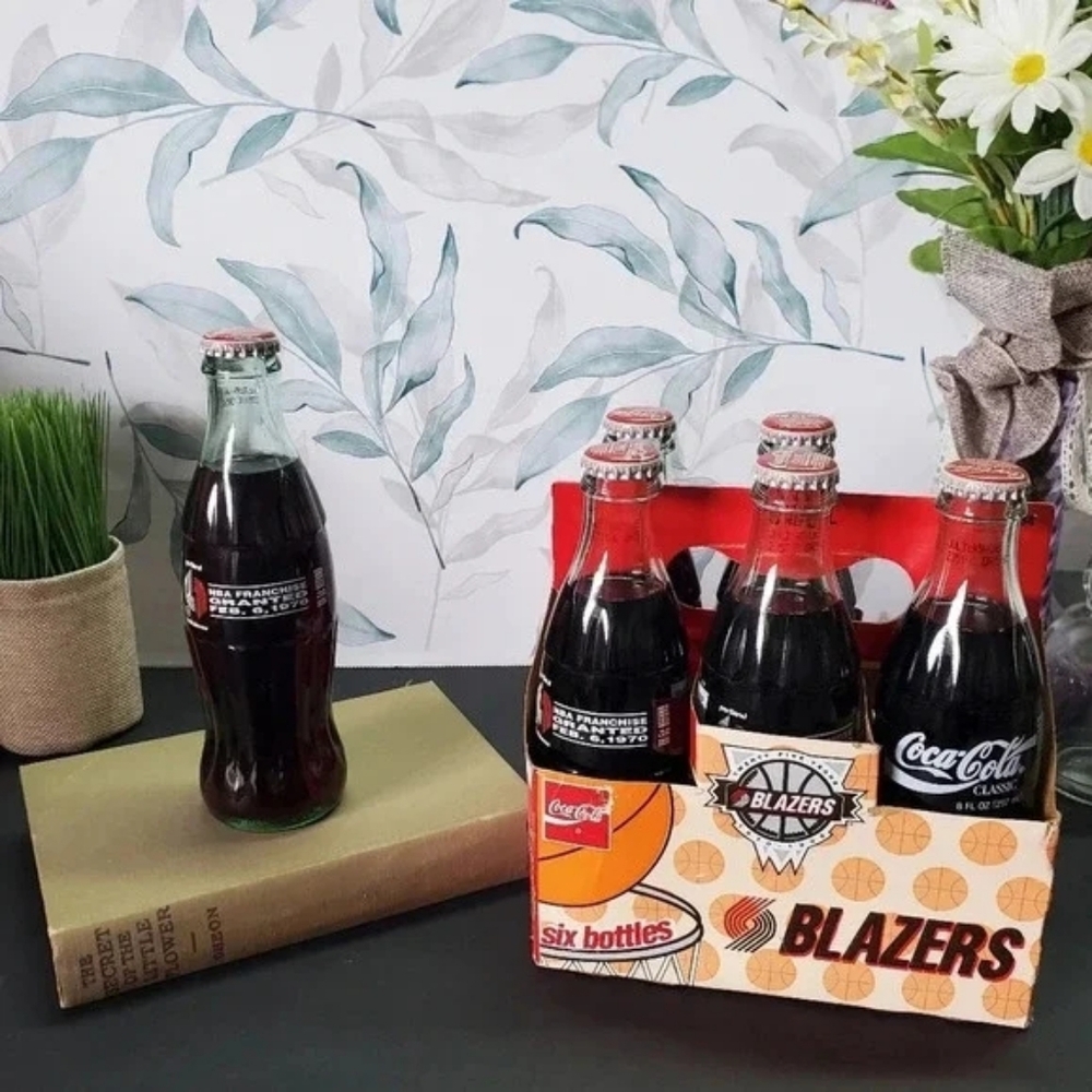 COCA-COLA | Vintage 1995 Portland Trailblazers 6-Pack